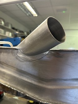 Jaguar SS Saloon aluminium fuel tank